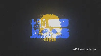 Minimal Glitch Logo Logo Stings template preview