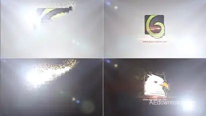 Minimal Glitters Logo Logo Stings template preview