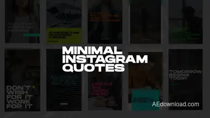 Minimal Instagram Quotes Product Promo template preview
