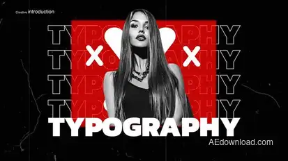 Minimal Intro Titles template preview