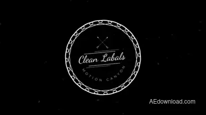 Minimal Labels Titles template preview