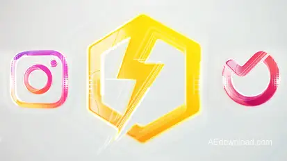 Minimal Logo Animation 3 Logo Stings template preview