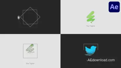 Minimal Logo for After Effects Logo Stings template preview