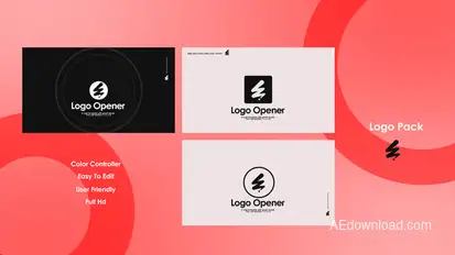Minimal Logo Opener Pack - Fast Logo Reveals Logo Stings template preview