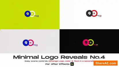 Minimal Logo Reveal 04 Logo Stings template preview