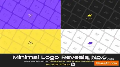 Minimal Logo Reveal 06 Logo Stings template preview
