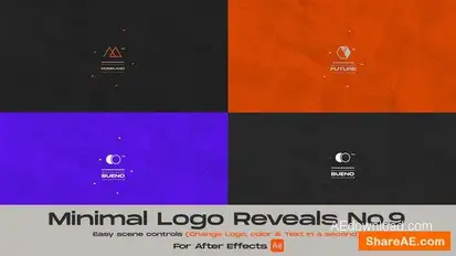 Minimal Logo Reveal 09 Logo Stings template preview