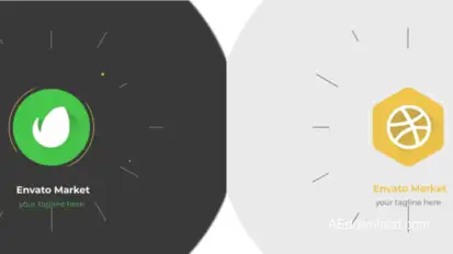 Minimal Logo Reveal – Clean 2D Flat Animation Fast Motion, Elegant Design and Social Media Branding Logo Stings template preview