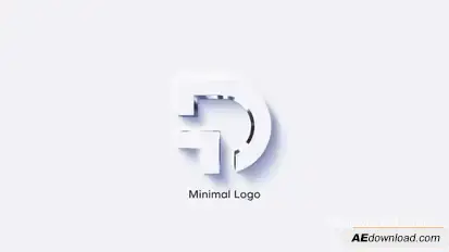 Minimal Logo Reveal Logo Stings template preview