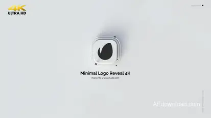Minimal Logo Reveal 4K Logo Stings template preview