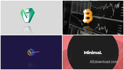 Minimal Logo Reveal v2 Logo Stings template preview