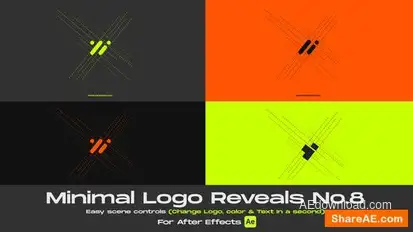 Minimal Logo Reveals 08 Logo Stings template preview