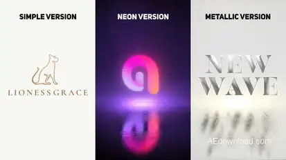 Minimal Logo v2 (3 versions) Logo Stings template preview