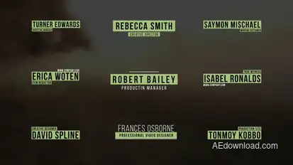 Minimal Lower Thirds | After Effects Titles template preview