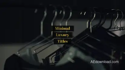 Minimal Luxury Titles Titles template preview