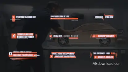 Minimal Name Tag – Lower Thirds Titles template preview