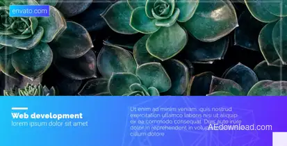 Minimal Presentation Video Displays template preview