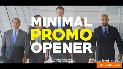 Videohive Minimal Promo Opener Openers template preview