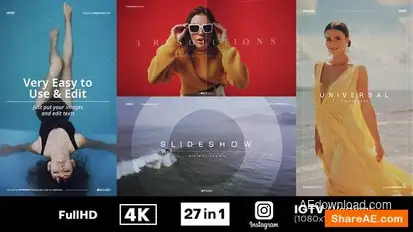 Minimal Promo Slideshows Pack Openers template preview