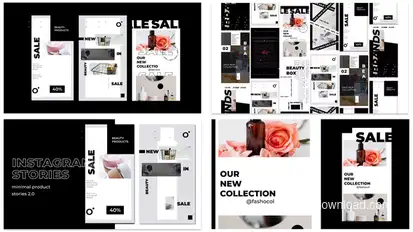 Minimal Sale Stories Instagram Product Promo template preview