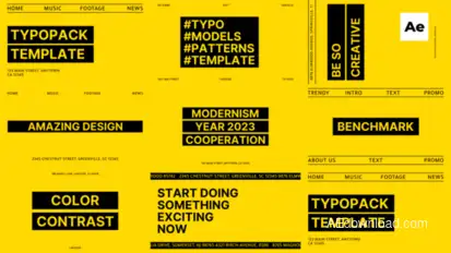 Minimal Simple Titles Titles template preview