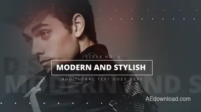 Minimal Slideshow Video Displays template preview