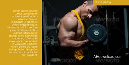 Minimal Slideshow Video Displays template preview