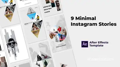 Minimal Stories broadcast-packages template preview