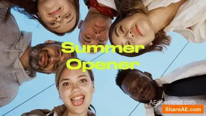 Minimal Summer Opener Openers template preview