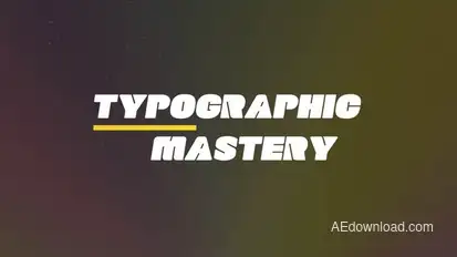 Minimal Text Animation Titles template preview