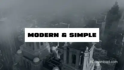 Minimal Title Animations Titles template preview