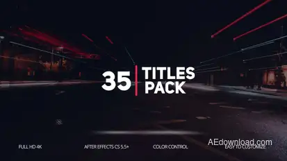 Minimal Titles 2 Titles template preview