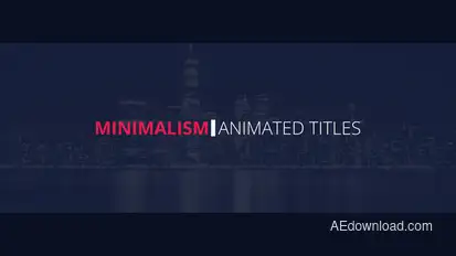 Minimal Titles Titles template preview