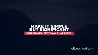 Minimal Titles Titles template preview