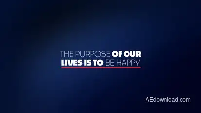 Minimal titles Titles template preview