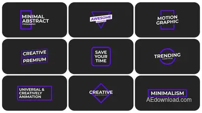 Minimal Titles 6.0 | After Effects Titles template preview