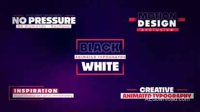 Minimal Titles Titles template preview