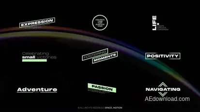 Minimal Titles _AE Titles template preview