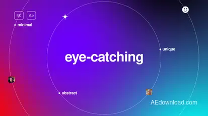 Minimal Typography Titles template preview