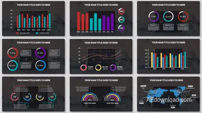 Minimalisic Infographic Infographics template preview