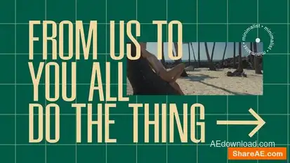 Minimalist Event Video Displays template preview