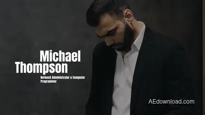 Minimalist Lower Thirds Elements template preview