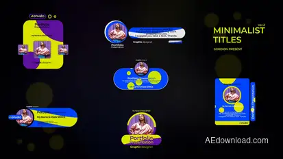 Minimalist Titles Titles template preview