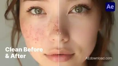 Minimalistic & Clean Before & After Comparison – Premiere Pro Template Video Displays template preview