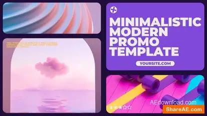 Minimalistic Promo Openers template preview