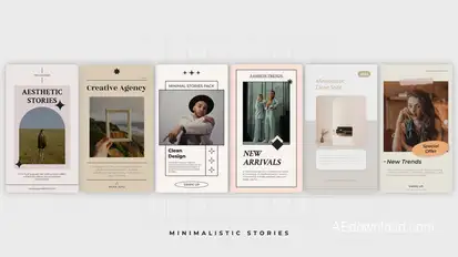Minimalistic Stories Product Promo template preview