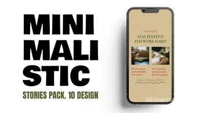 Minimalistic Stories Product Promo template preview