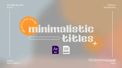Minimalistic Titles Titles template preview