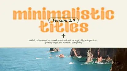 Minimalistic Titles V2 Titles template preview