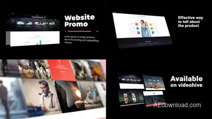Minimalistic website promo Product Promo template preview